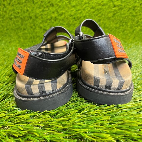 Burberry Brewster Boys Size 2.5Y Black Beach Walking Outdoor Strappy Sandals main image 4